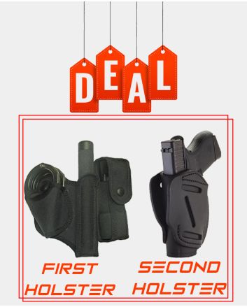 OWB Leather Holster and Concealment Carry Nylon Concealment Carry Holster