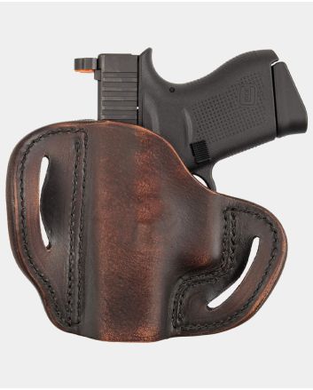 Right Hand OWB Leather Holster for Belts